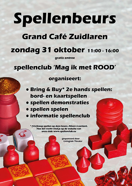 Spellenbeurs Zuidlaren 31 oktober Spellenbeurs Zuidlaren 31 oktober